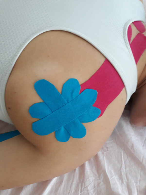 Kinesiotaping pro maséry